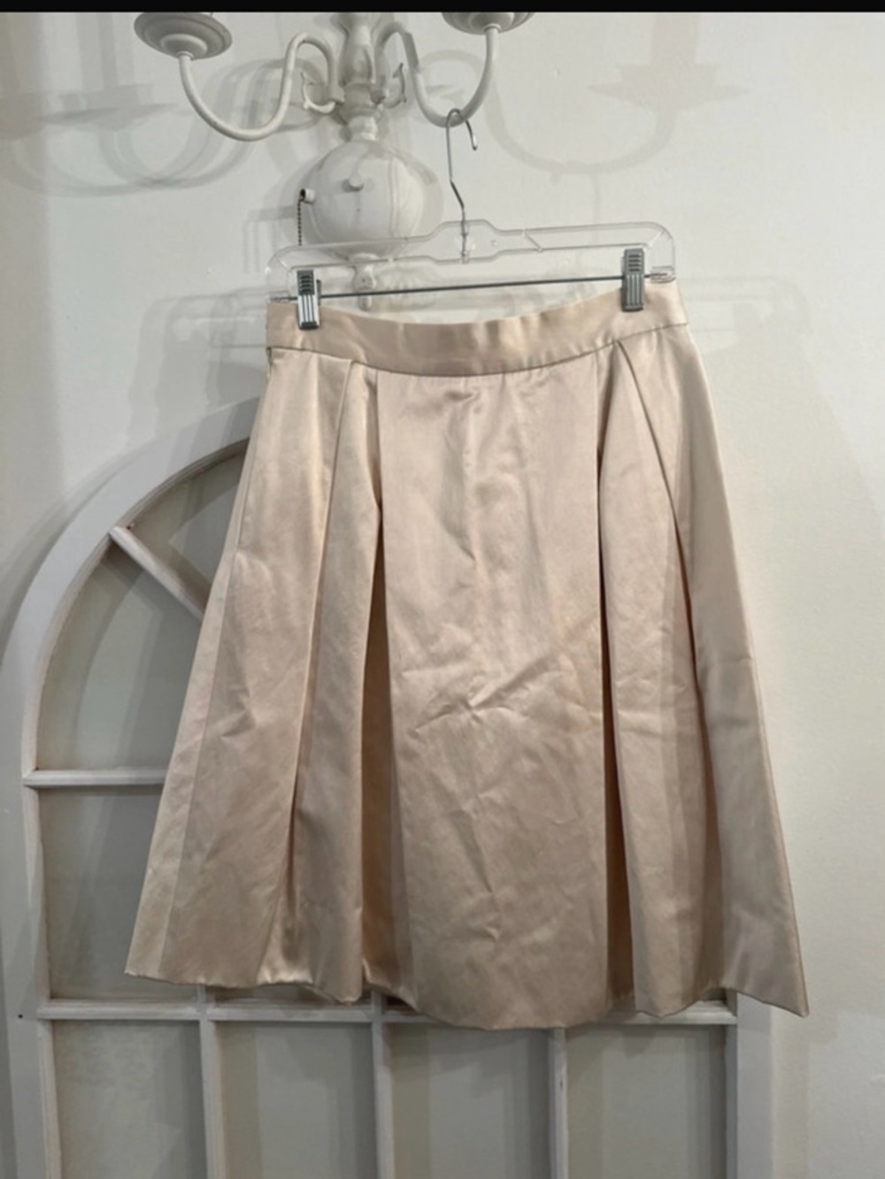 Vintage Dice Kayek champagne midi skirt European size 40